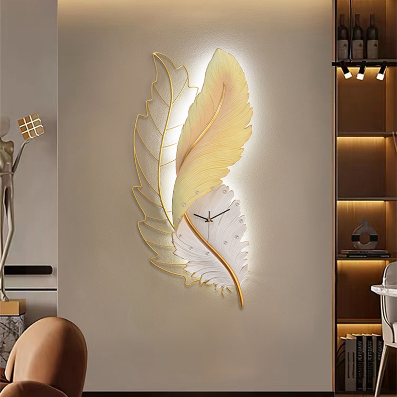 Resin Art Clock - Light Unique Wall Clock Minimalist Korean
