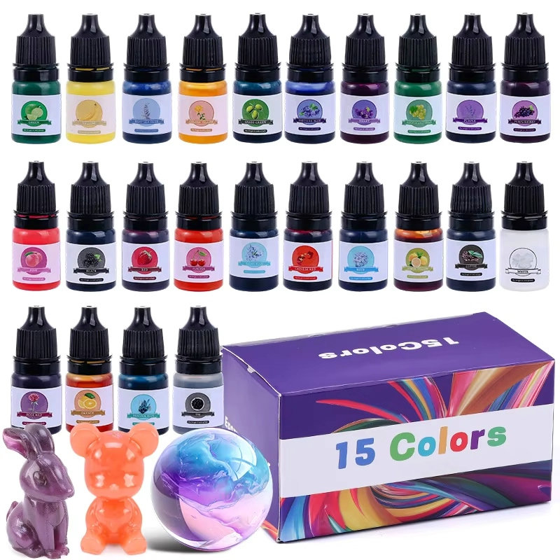 Resin Art Pen - Epoxy Resin Color Pigment 24 Vivid