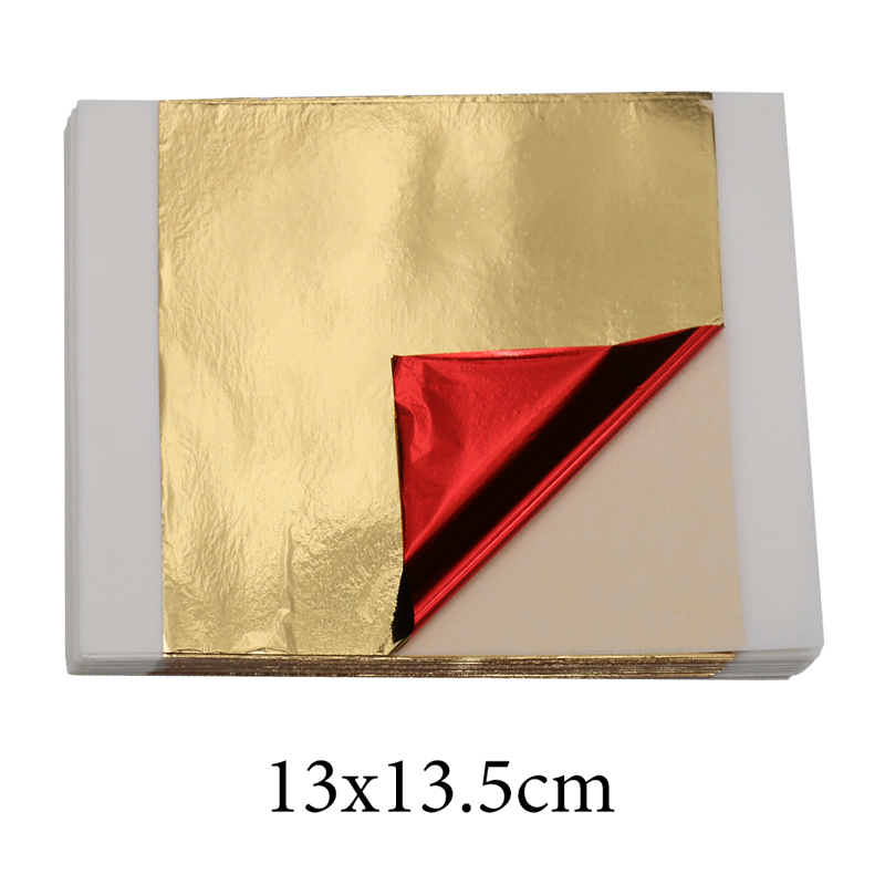 Resin Art For Wedding Gift - 100pcs Imitation Gold Leaf Foil Paper