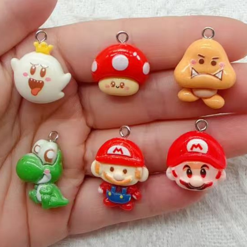 Resin Art For Sale - 10pcs resin cartoon pendant, DIY jewelry