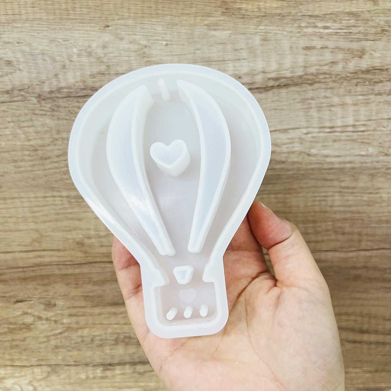 Resin Art Heat Gun - Hot Air Balloon Love Silicone Mold