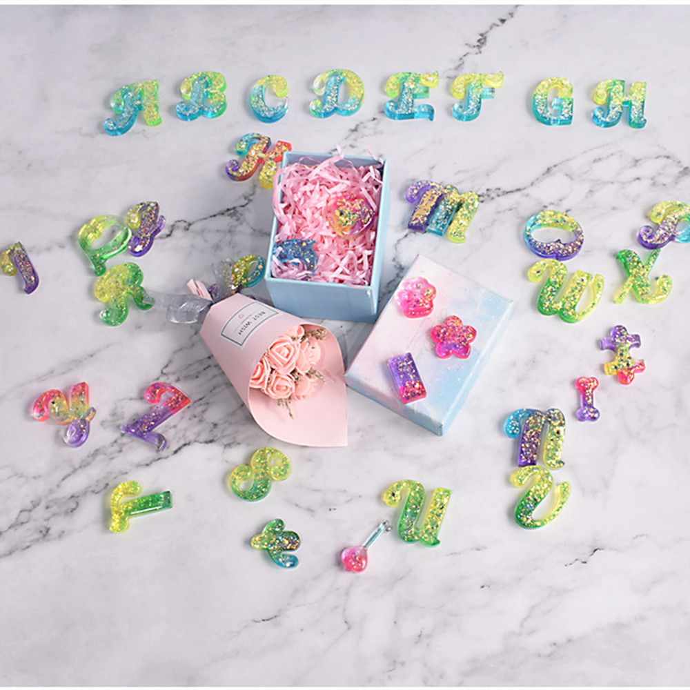 Alphabet Epoxy Resin Silicone  - Resin Art Pen 评论和价格