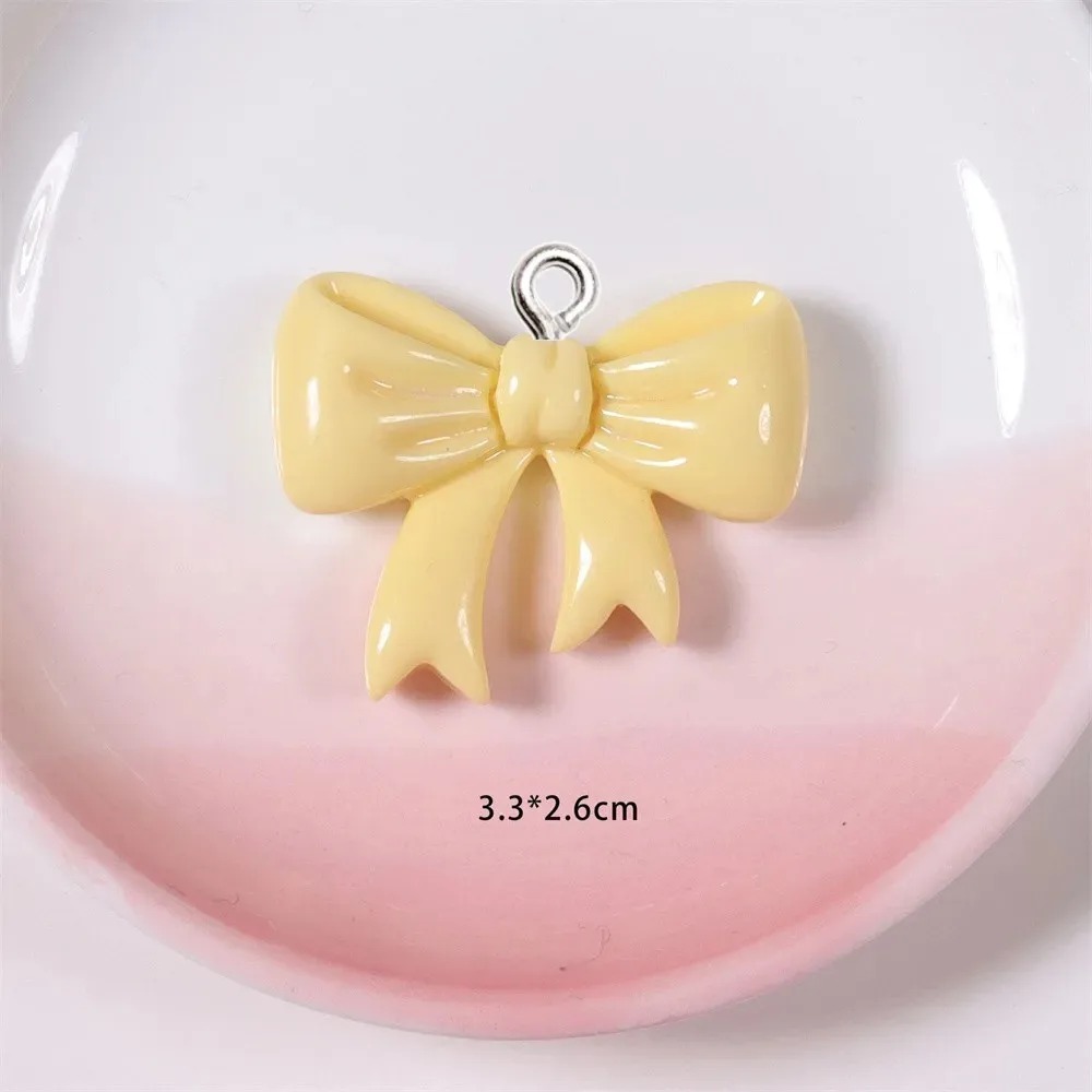 10 Pieces Candy Color Bow Resi - Resin Art For Sale 评论和价格