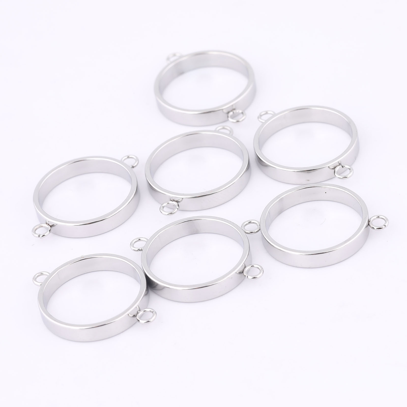 10pcs Stainless Steel 14mm Ope - Resin Art For Sale 评论和价格