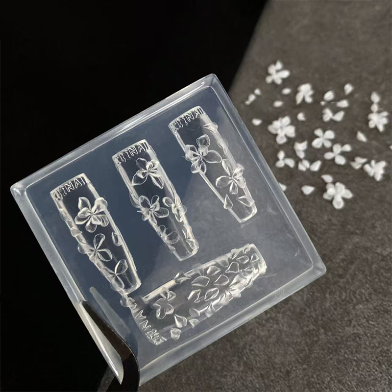 【O】3D Flowers Nail Mold DIY Si - Resin Art Template 评论和价格