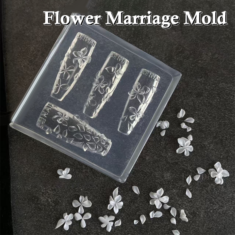 【O】3D Flowers Nail Mold DIY Si - Resin Art Template 评论和价格
