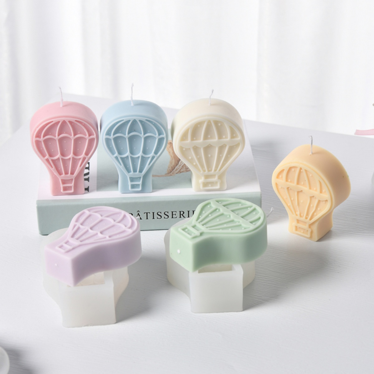 Hot Air Balloon Shape Candle S - Resin Art Heat Gun 评论和价格