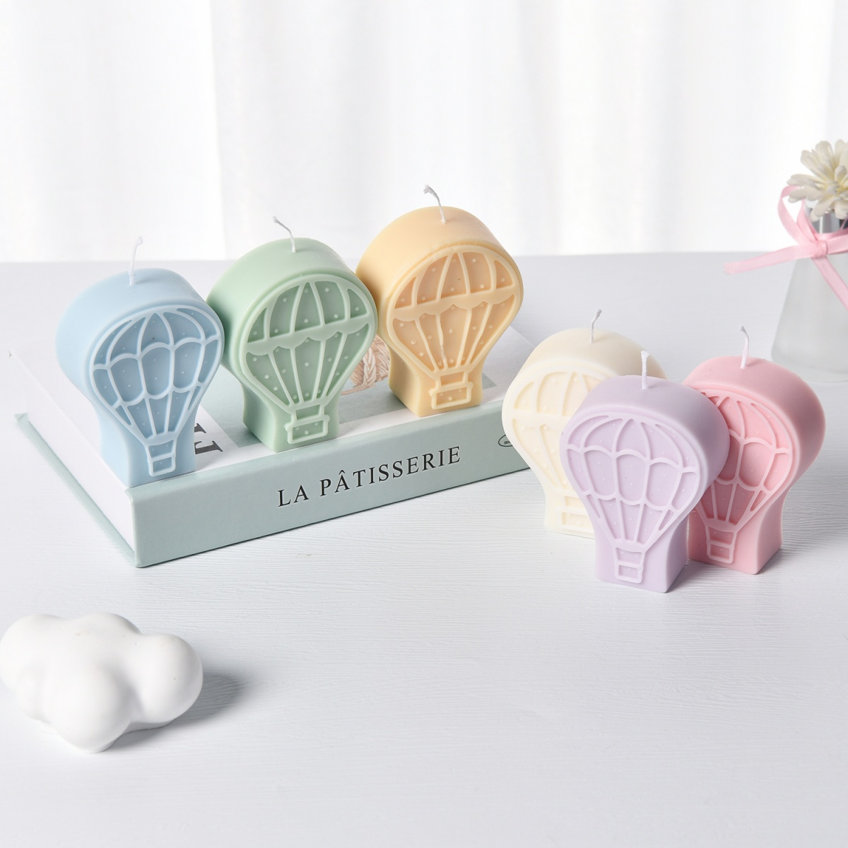 Hot Air Balloon Shape Candle S - Resin Art Heat Gun 评论和价格