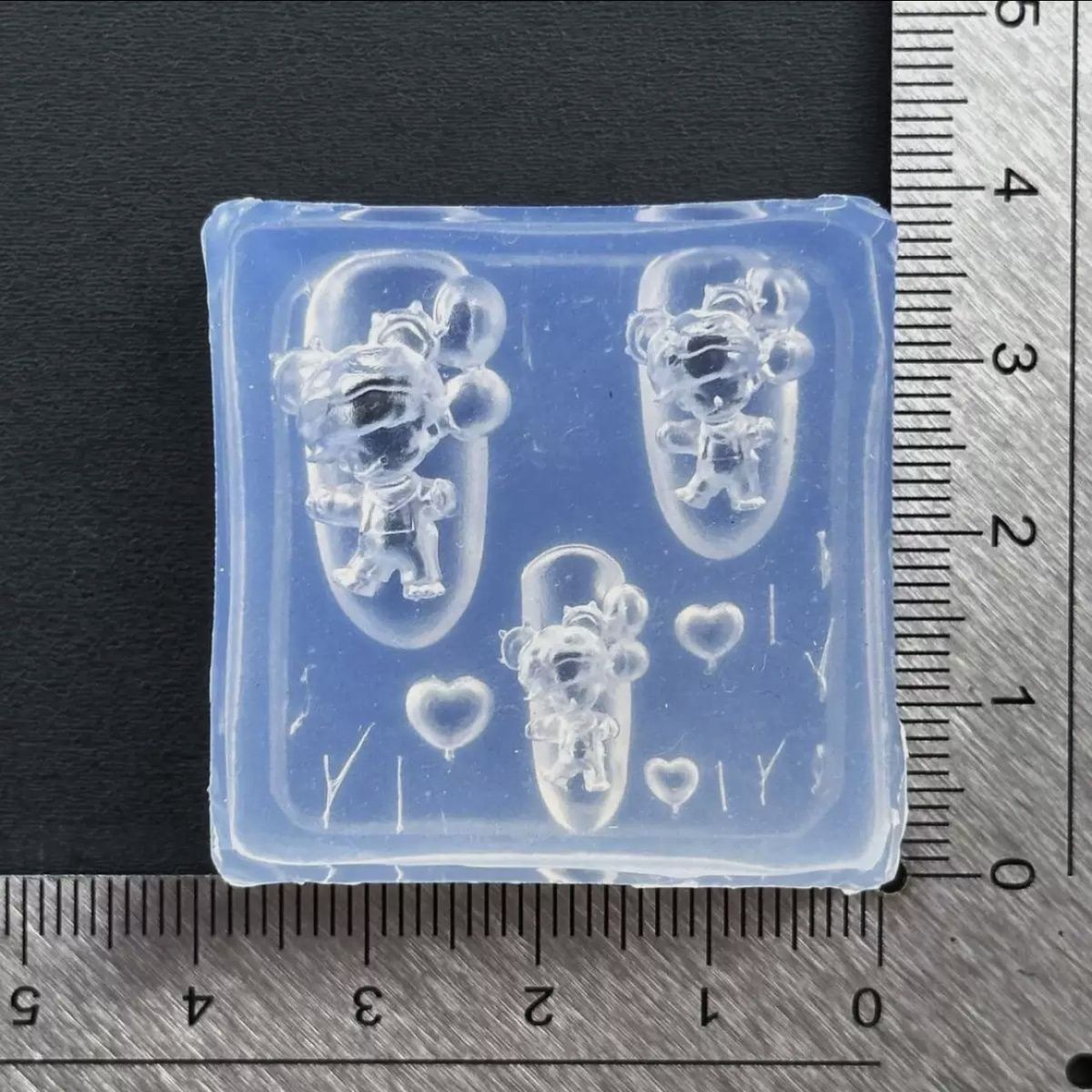 3D Nail Templates Lovely Carto - Resin Art Template 评论和价格