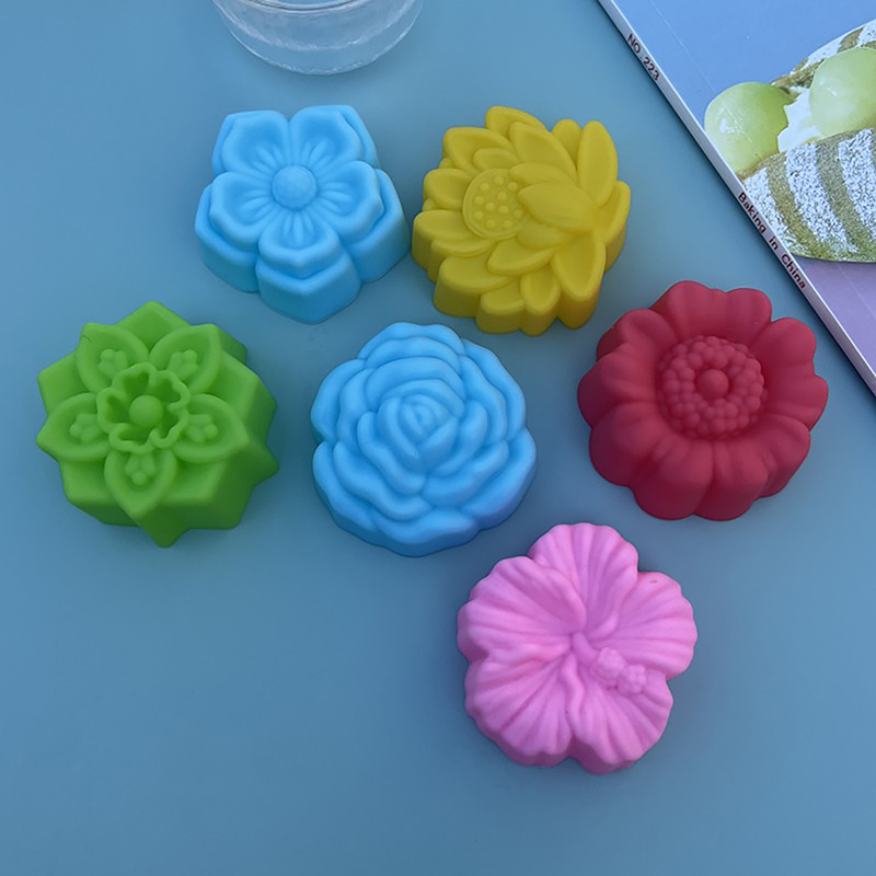 5PCS Flower Silicone Candle Mo - Resin Art Kitchen 评论和价格