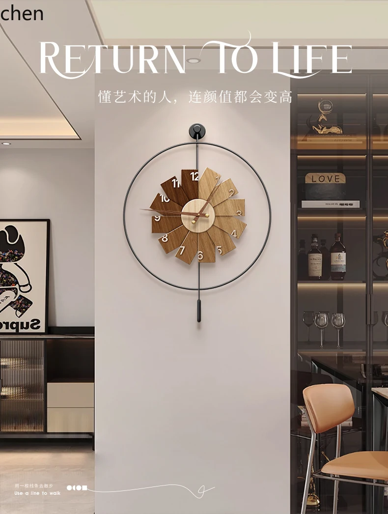 L15- Modern Minimalist Clock R - Resin Art Clock 评论和价格
