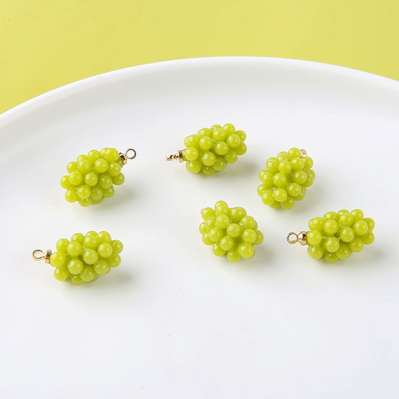 6pcs Cute Little Grapes Resin  - Resin Art For Sale 评论和价格