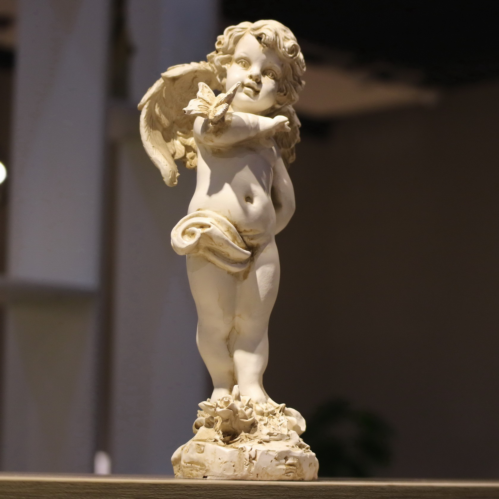 Retro Resin Angel Figurine 29c - Resin Art For Wedding Gift 评论和价格