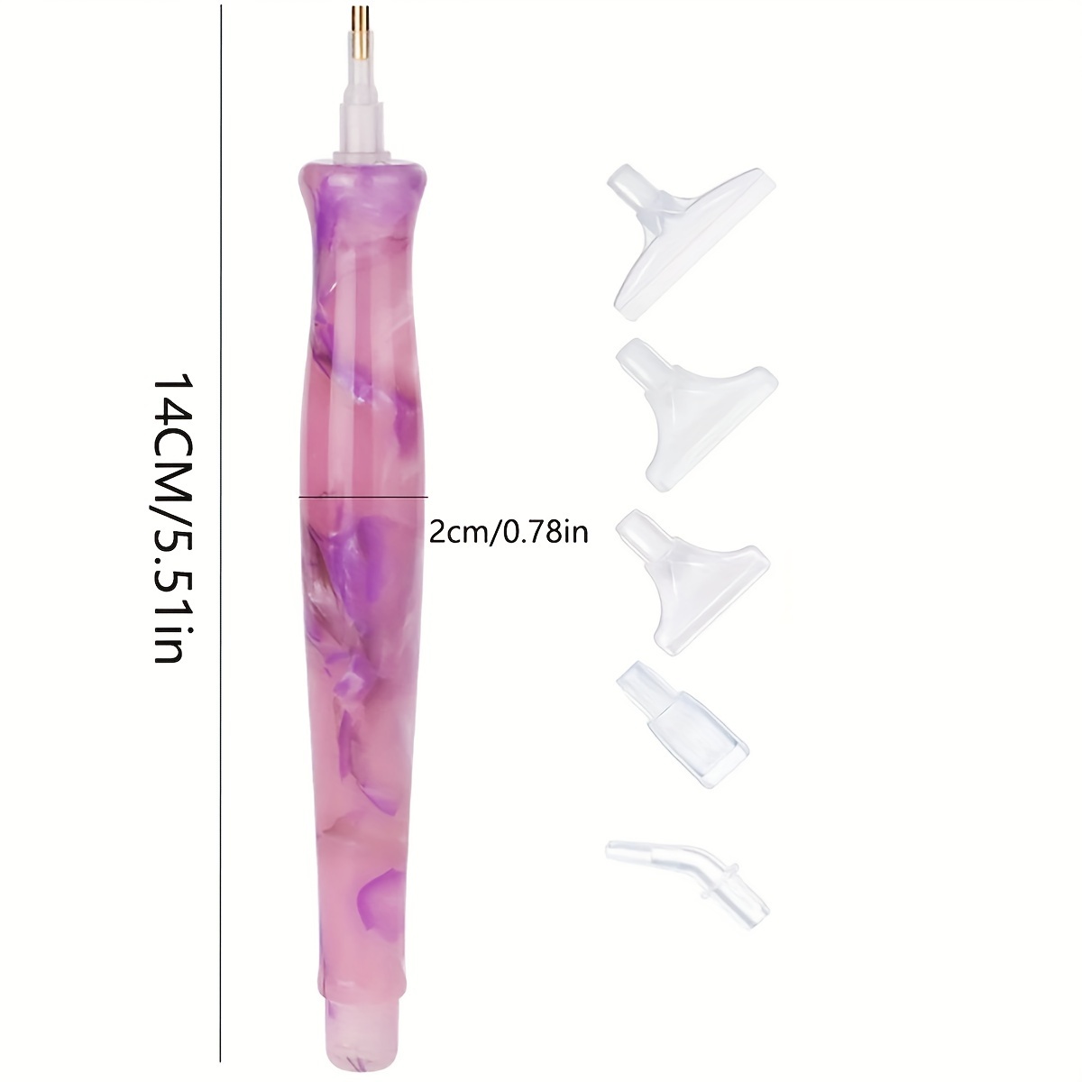 1pc Random Color Resin Retro D - Resin Art Pen 评论和价格