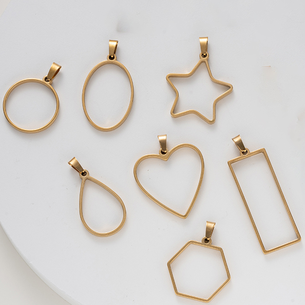 5pcs Stainless Steel Open Back - Resin Art For Sale 评论和价格