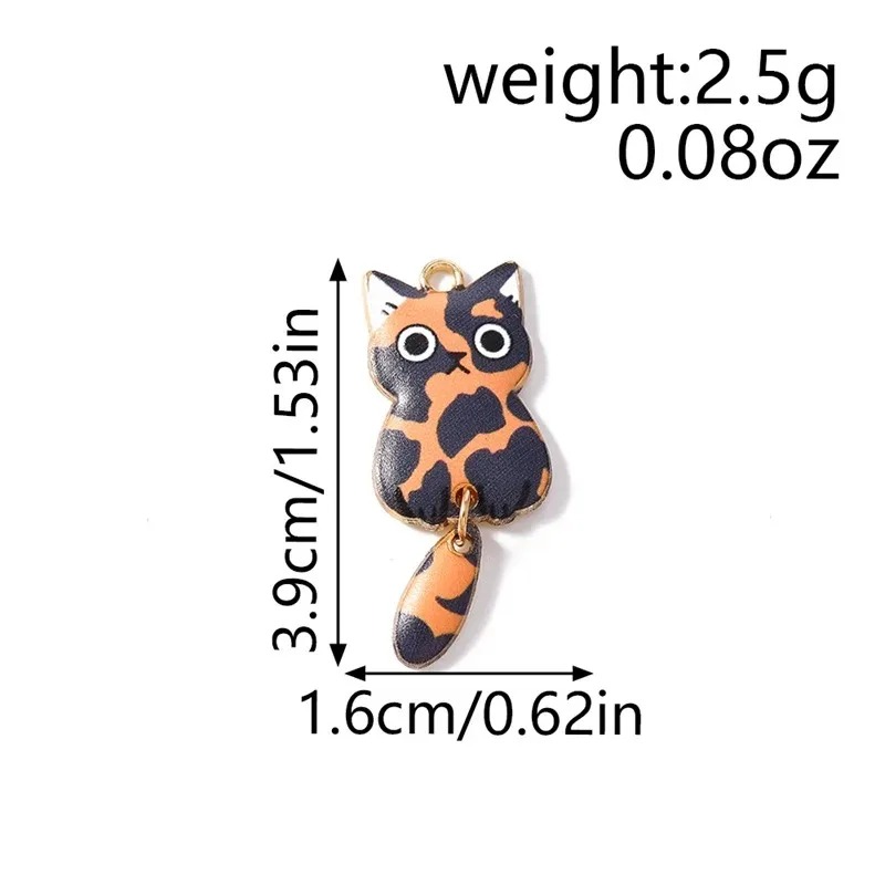 10Pcs 16×39mm Cute Cartoon Cat - Resin Art For Sale 评论和价格