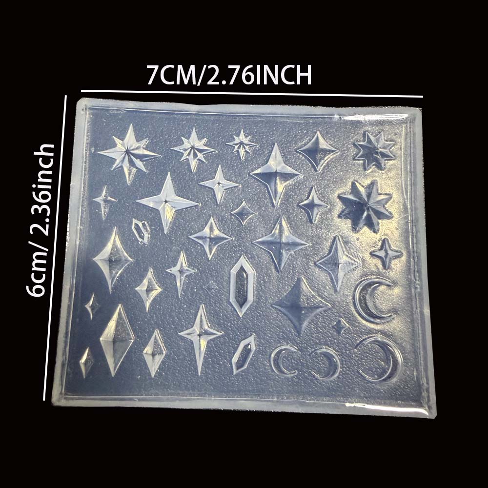 Celestial Star Moon Diamond Si - Resin Art Template 评论和价格