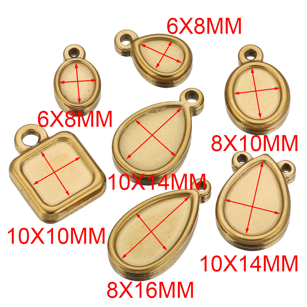 5pcs Stainless Steel Square Dr - Resin Art For Sale 评论和价格