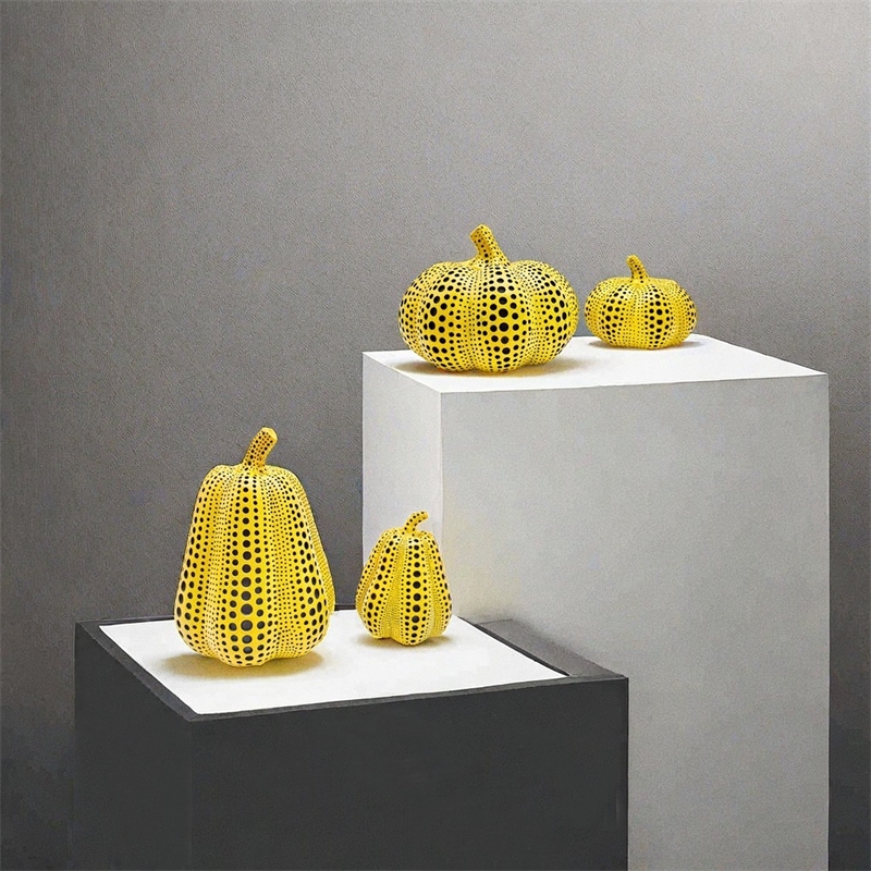 Yellow Pumpkin Resin Pigeon Ow - Resin Art For Wedding Gift 评论和价格