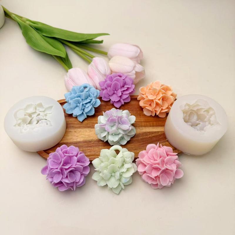 ●Hydrangea Flower Silicone Mol - Resin Art Kitchen 评论和价格