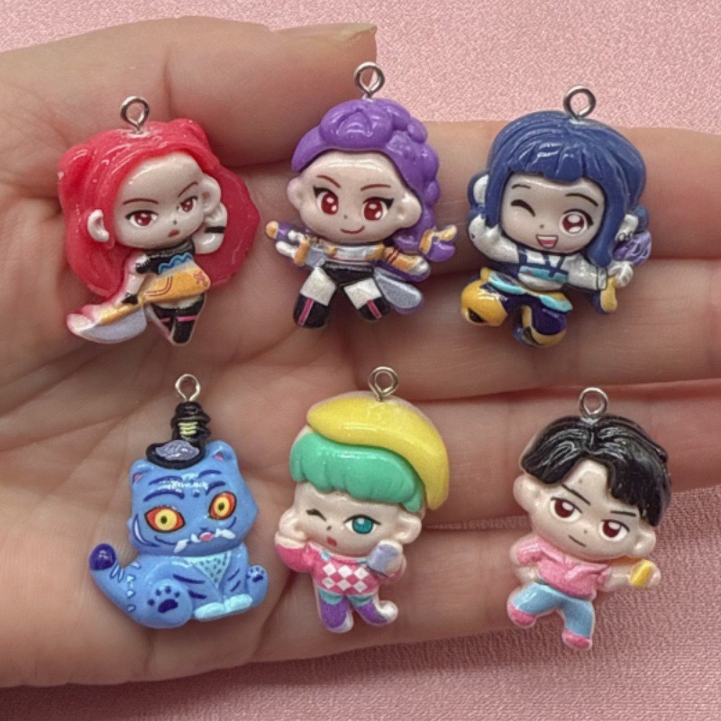 10pcs resin cartoon pendant, D - Resin Art For Sale 评论和价格