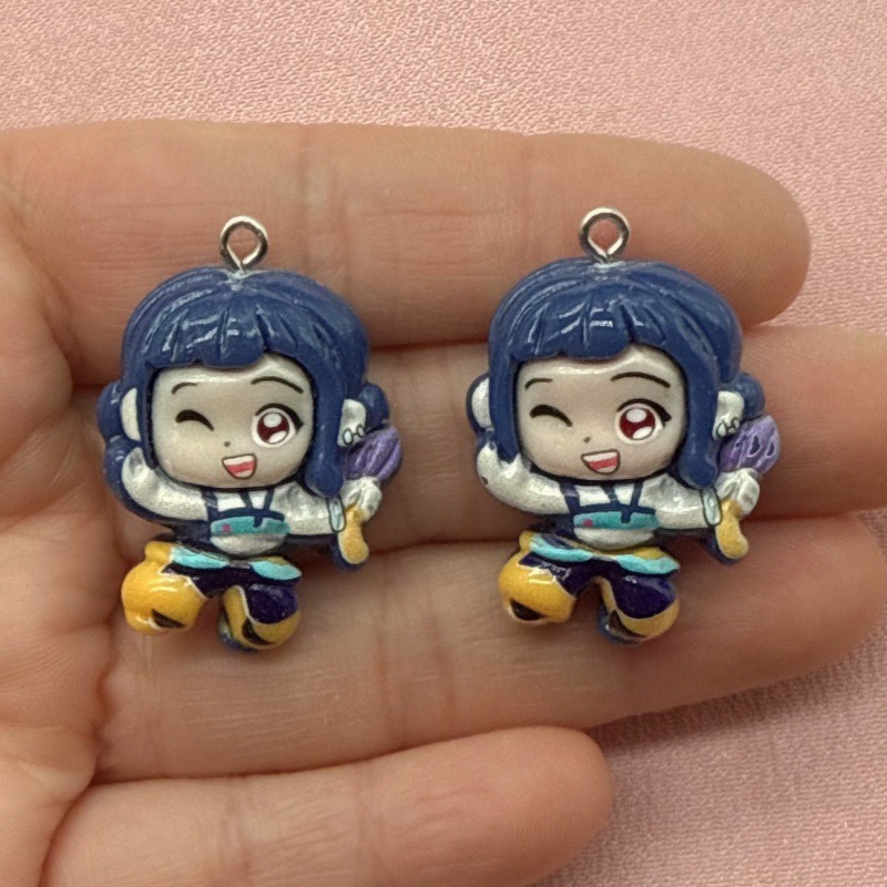 10pcs resin cartoon pendant, D - Resin Art For Sale 评论和价格