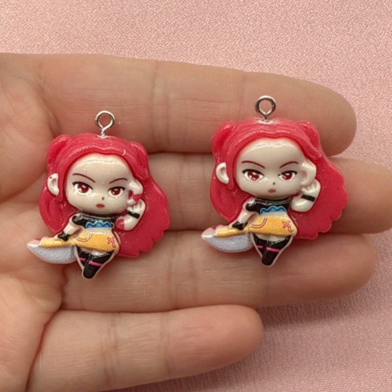 10pcs resin cartoon pendant, D - Resin Art For Sale 评论和价格