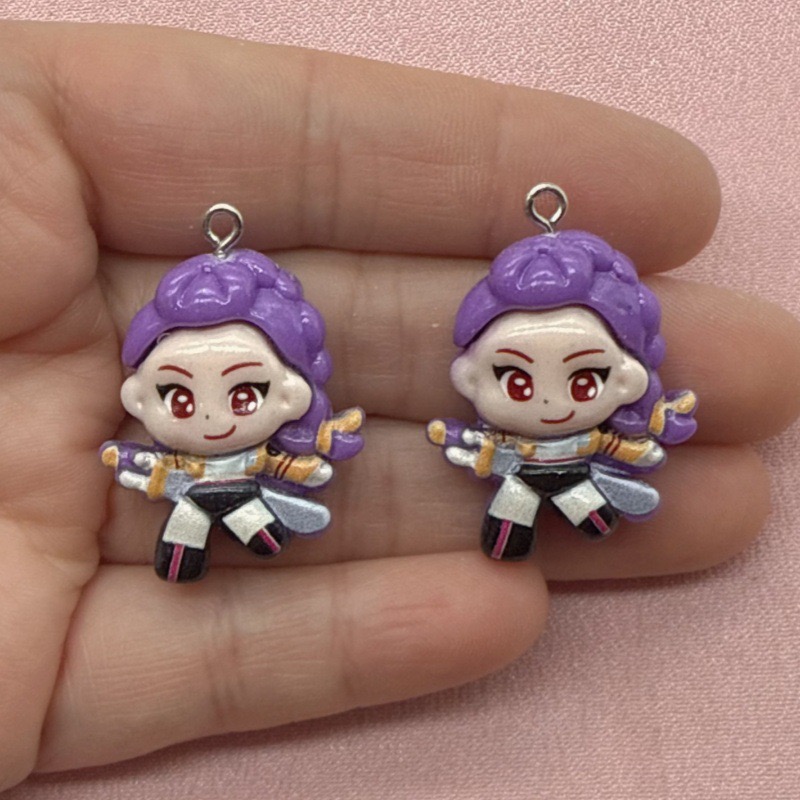 10pcs resin cartoon pendant, D - Resin Art For Sale 评论和价格