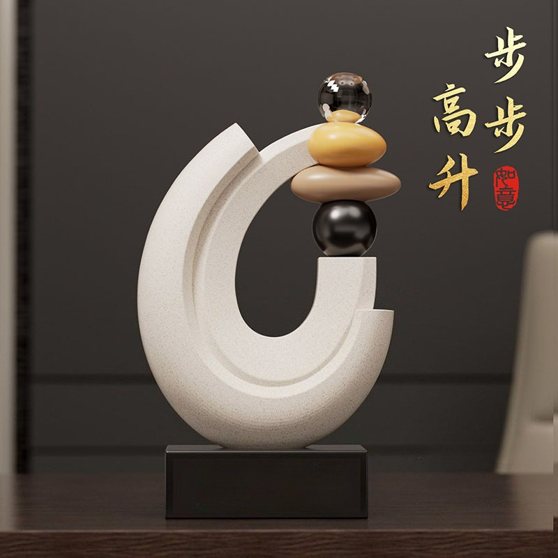 Home Decor Lucky Stone Statue  - Resin Art For Wedding Gift 评论和价格