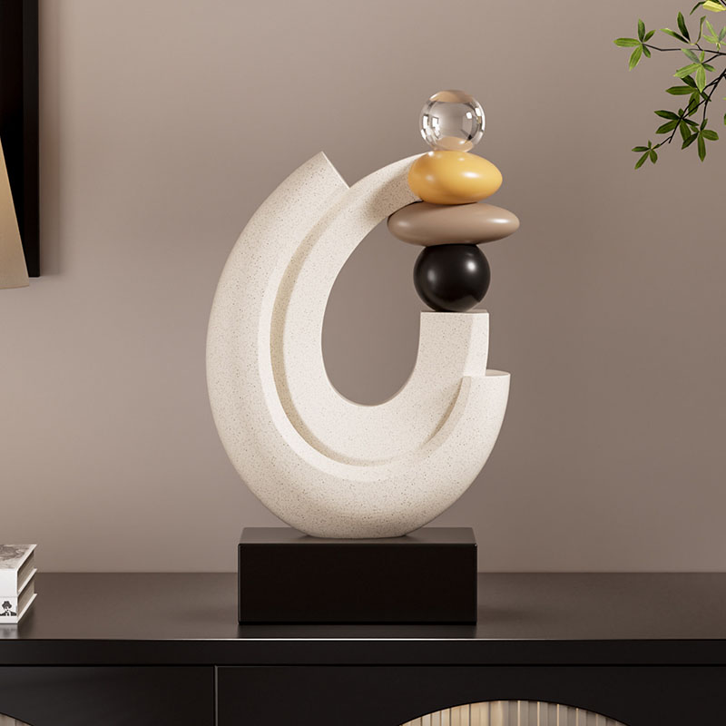 Home Decor Lucky Stone Statue  - Resin Art For Wedding Gift 评论和价格