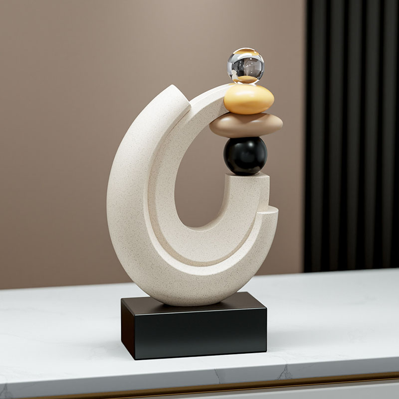 Home Decor Lucky Stone Statue  - Resin Art For Wedding Gift 评论和价格