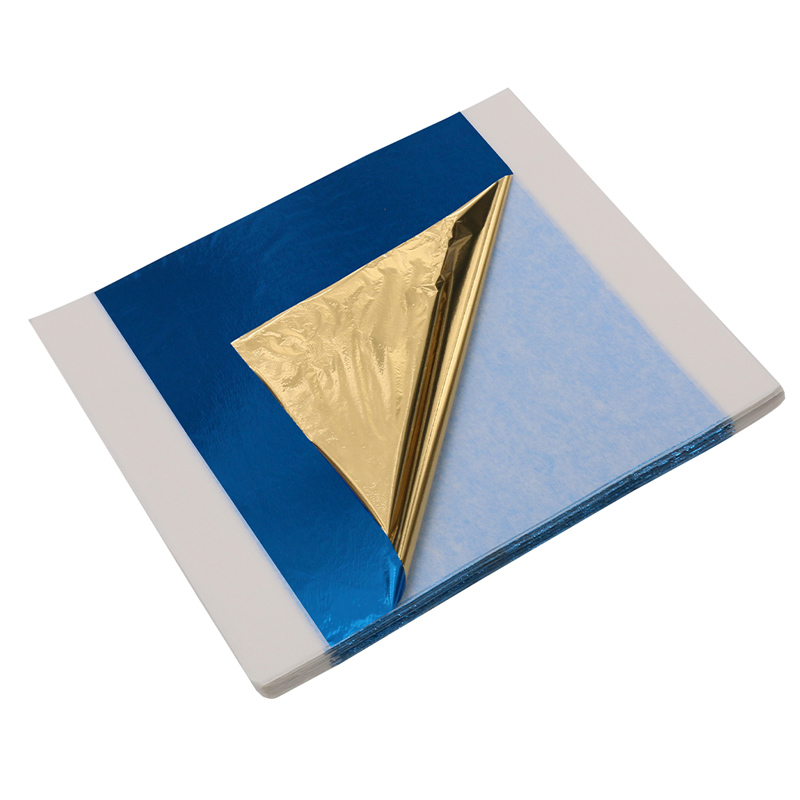 100pcs Imitation Gold Leaf Foi - Resin Art For Wedding Gift 评论和价格