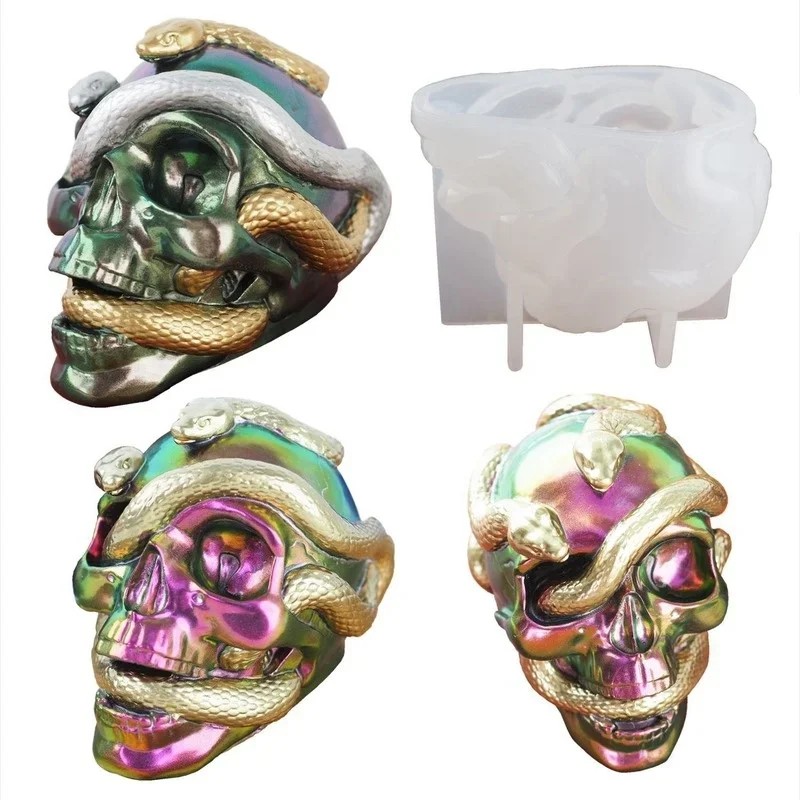 Hot Sale Skull Snake Head DIY  - Resin Art Heat Gun 评论和价格