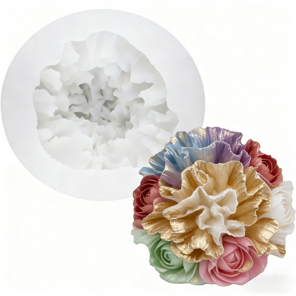3-Piece Silicone Molds for Ros - Resin Art For Wedding Gift 评论和价格
