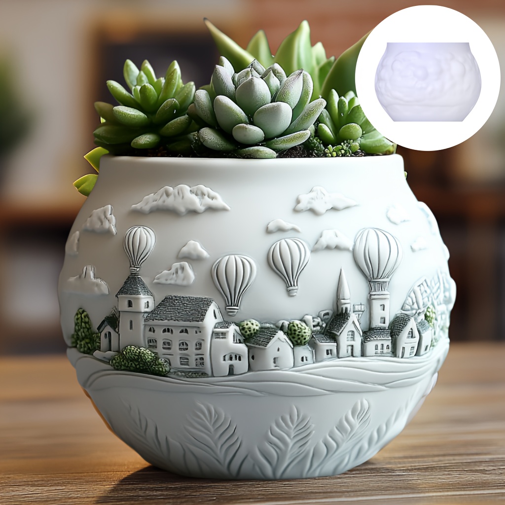 DIY Hot Air Balloon Town House - Resin Art Heat Gun 评论和价格