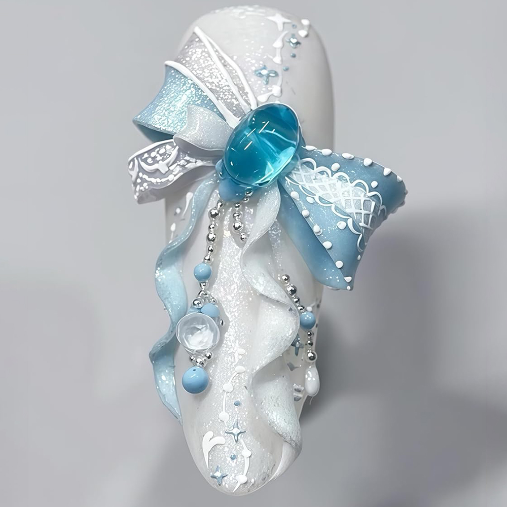 BowKnot & Heart Drop Nail Mold - Resin Art Template 评论和价格