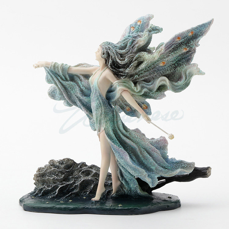 Ethereal Ocean Wave Wing Fairy - Resin Art For Wedding Gift 评论和价格