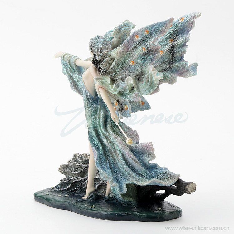 Ethereal Ocean Wave Wing Fairy - Resin Art For Wedding Gift 评论和价格