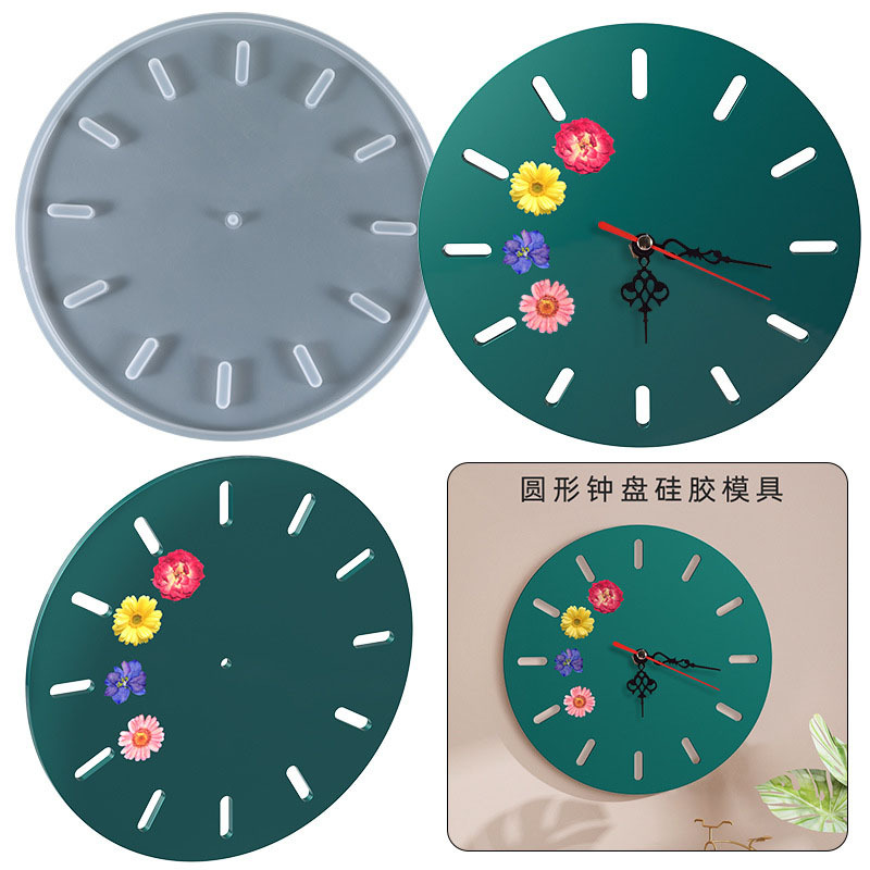 World Map Lotus Leaf Sakura Cl - Resin Art Clock 评论和价格