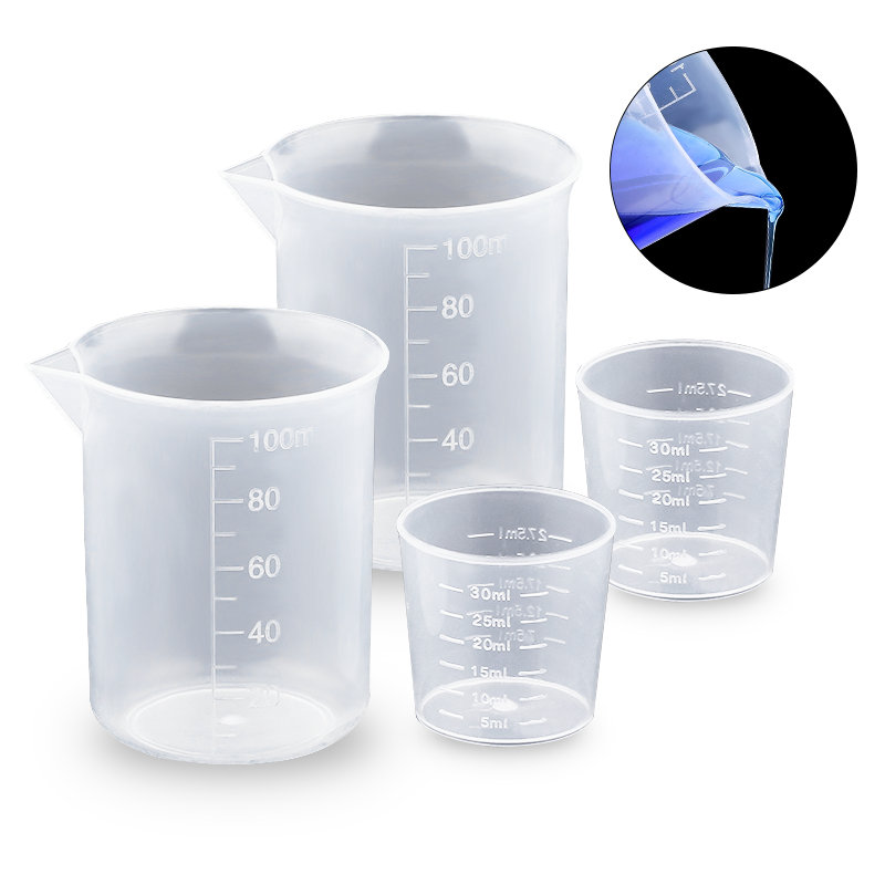 100ML&30ML Plastic Measuring C - Resin Art Kitchen 评论和价格