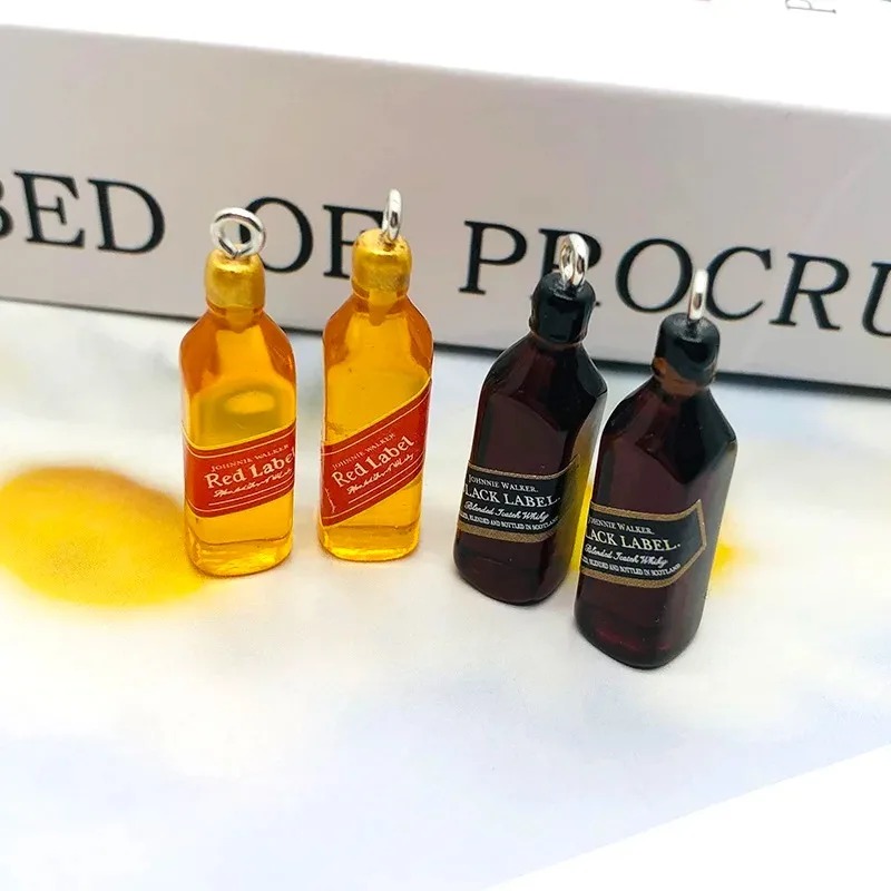 10Pcs Tiny Wine Bar Bottle Res - Resin Art For Sale 评论和价格