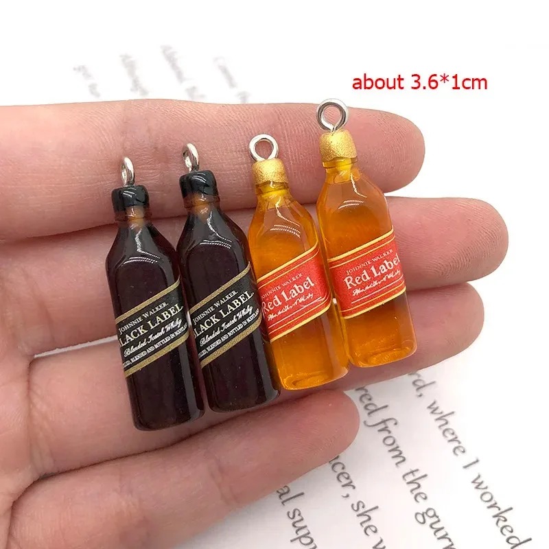 10Pcs Tiny Wine Bar Bottle Res - Resin Art For Sale 评论和价格