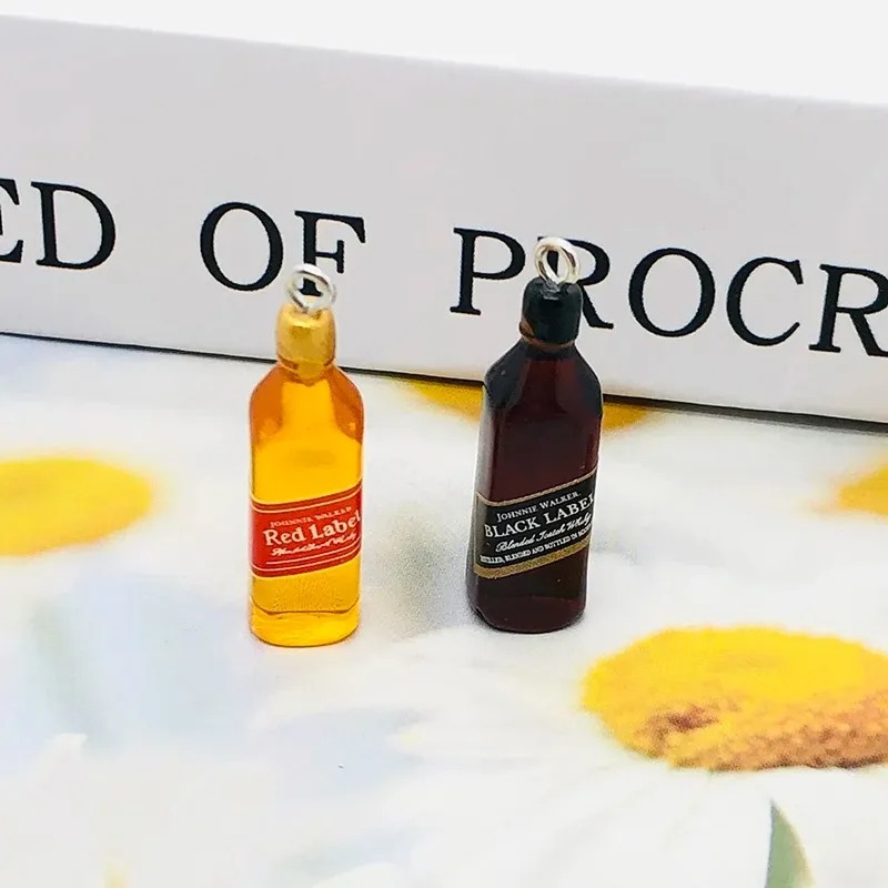 10Pcs Tiny Wine Bar Bottle Res - Resin Art For Sale 评论和价格