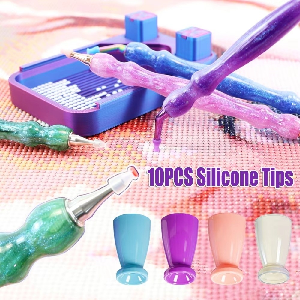 10Pcs No Wax Diamond Painting  - Resin Art Pen 评论和价格