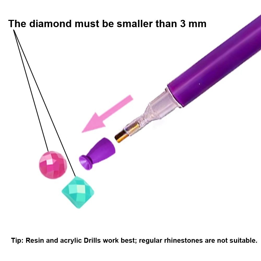 10Pcs No Wax Diamond Painting  - Resin Art Pen 评论和价格