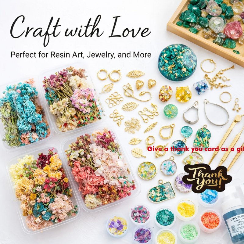 10 Box Mixed Dried Flower Bouq - Resin Art For Wedding Gift 评论和价格