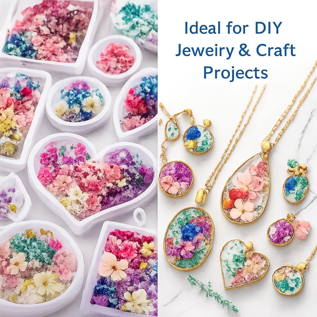 10 Box Mixed Dried Flower Bouq - Resin Art For Wedding Gift 评论和价格