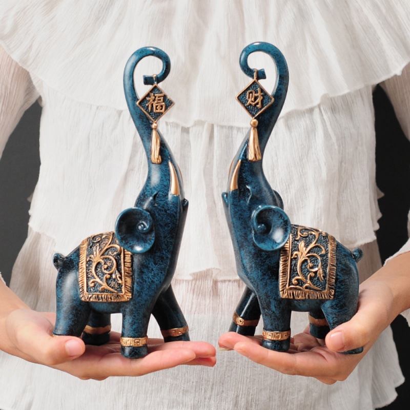 One Pair Chinese Style Lucky W - Resin Art For Wedding Gift 评论和价格