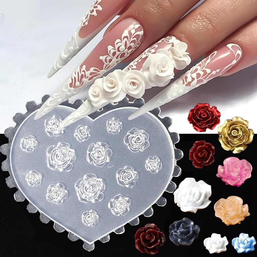3D Flower Nail Molds Silicone  - Resin Art Template 评论和价格
