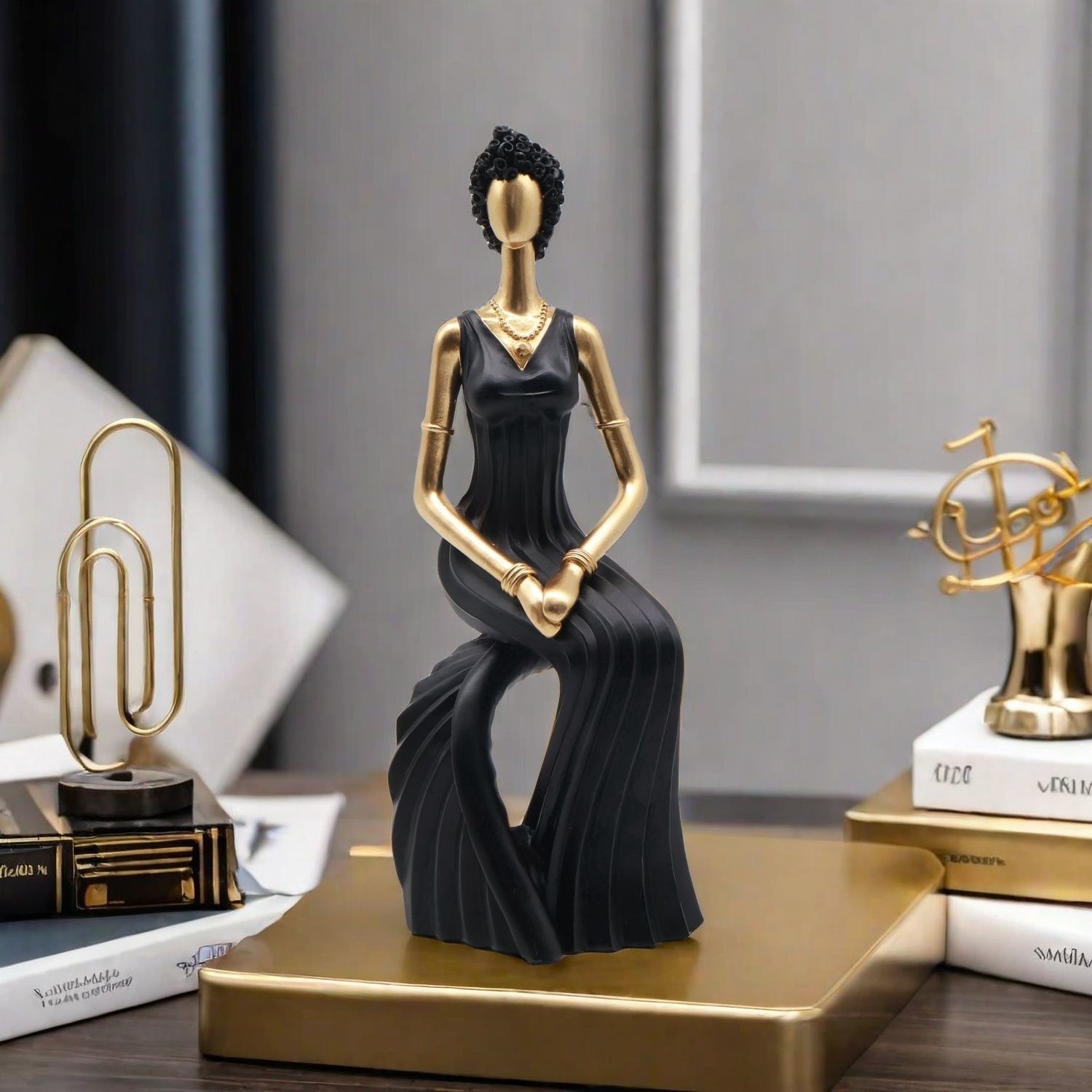 Decor Resin Sculpture Nordic D - Resin Art For Wedding Gift 评论和价格